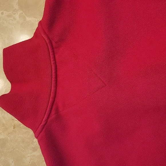 Tommy Hilfiger Red Zip-up Turtleneck Sweatshirt,  S/P - Picture 11 of 13